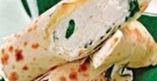Теплый рулет с брынзой и эстрагоном