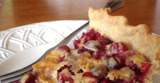 Английский клюквенный пирог