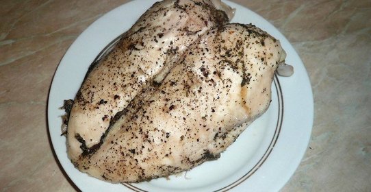 Куриная грудка на пару