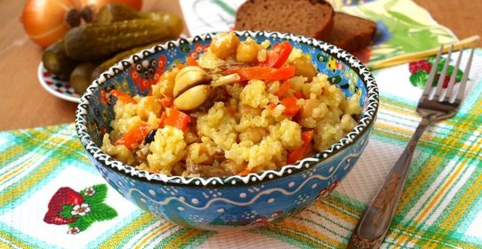 Плов с нутом