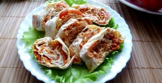 Рулет из лаваша