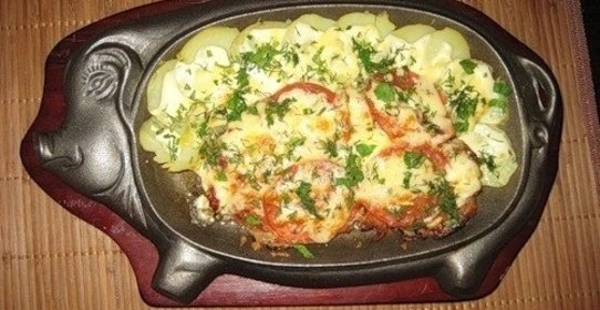 Свинина с ананасами