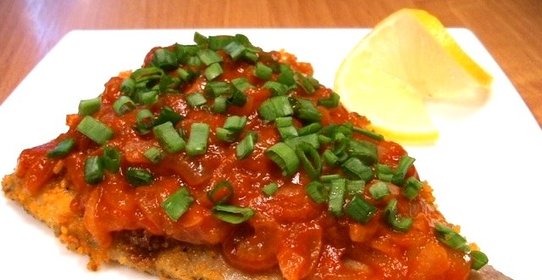 Дорада с сальсой