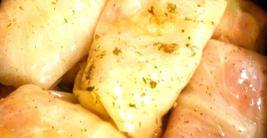 Голубцы в мультиварке с фаршем и рисом