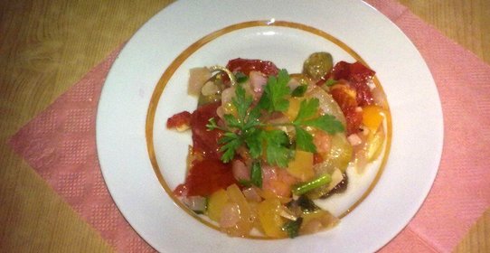 Капама из баклажанов