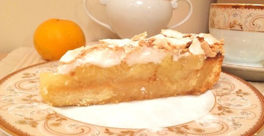 Ананасовый пирог с меренгой