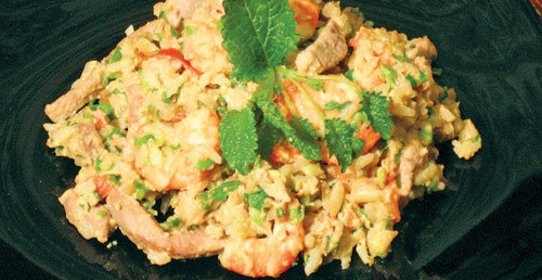 Плов по-тайски со свининой и креветками от эльмиры меджитовой