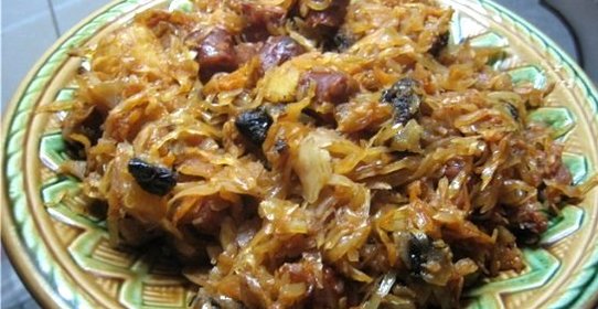 Бигус с колбасой