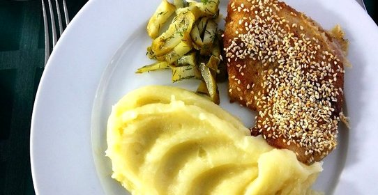 Пюре с рыбой