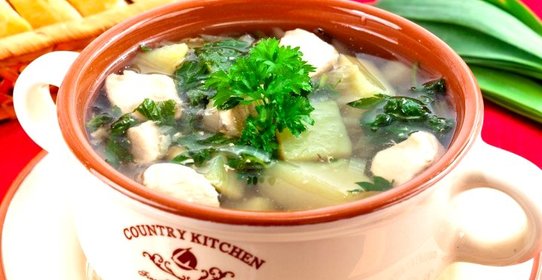 Суп с крапивой