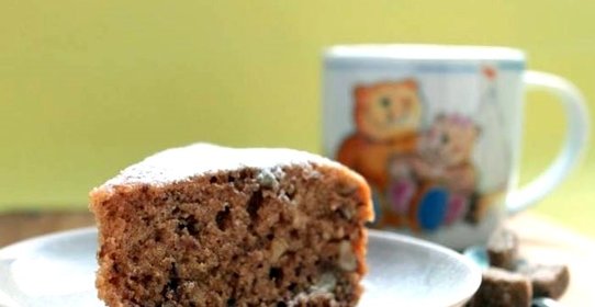 Коврижка шоколадная постная