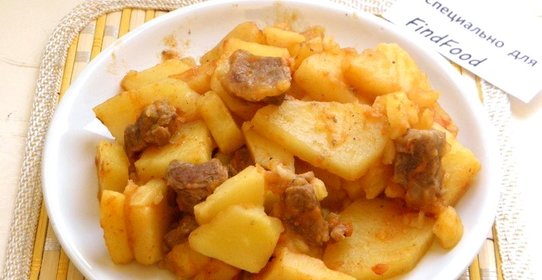 Тушеный картофель в мультиварке