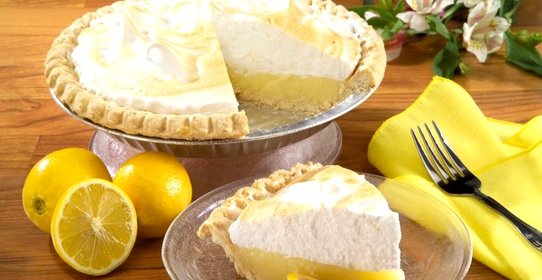 Легкий лимонный пирог