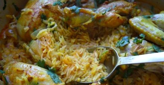 Курица карри в духовке