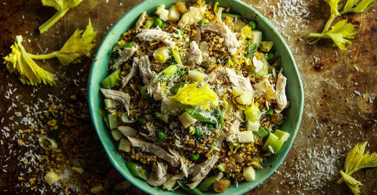 Куриный салат с киноа