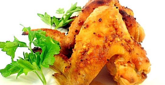 Крылышки в медово-горчично-лимонном маринаде