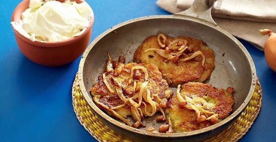 Драники с зажаркой