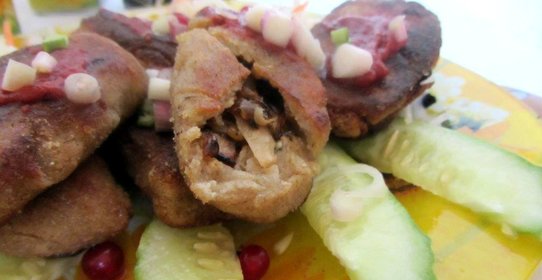 Драники с квашеной капустой