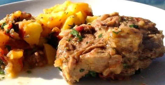 Баранина в мультиварке Панасоник