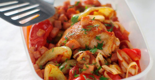 Цыпленок с овощами