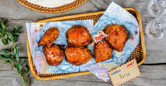 Курица в карамели