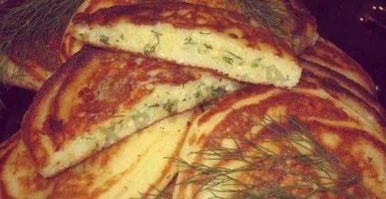 Оладьи в стиле хачапури