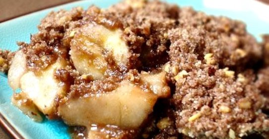 Мангово-банановый крамбль