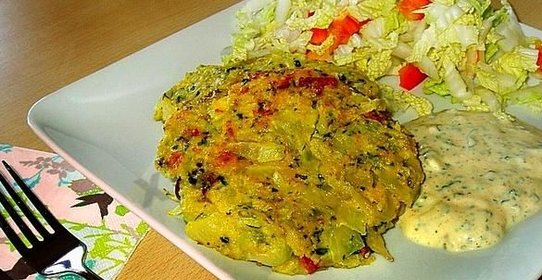 Капустный шницель из капусты