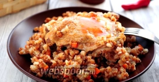 Курица с гречкой в мультиварке