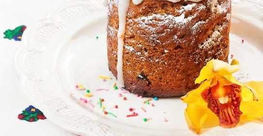 Быстрый вегетарианский кулич