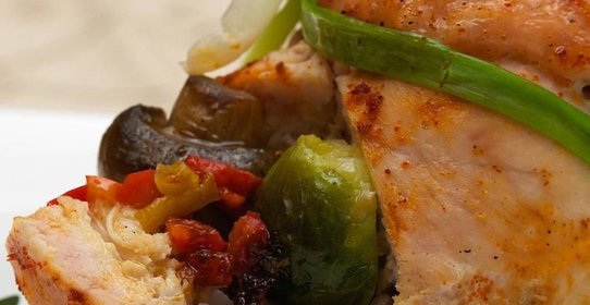 Мешочек из куриного филе