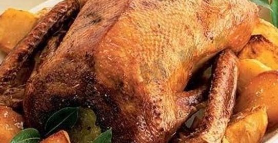 Запеченный гусь