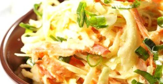 Салат из капусты в южном стиле