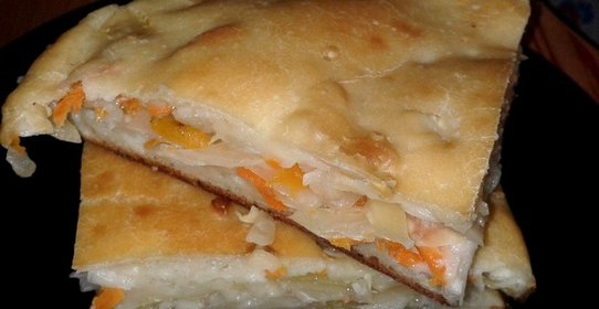 Капустный пирог заливной