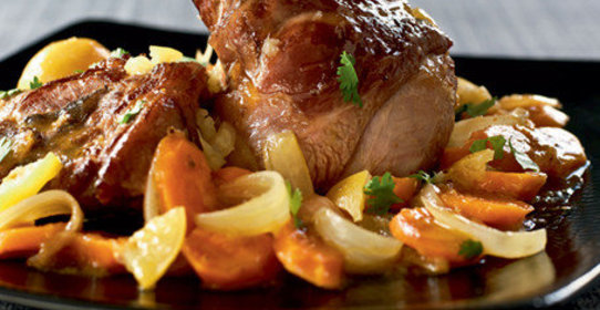 Рагу из филе и шейки баранины с овощами