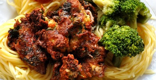 Свинина, обжаренная в сыре