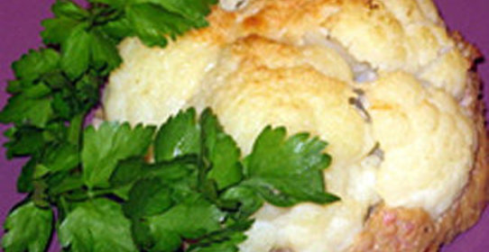 Шляпки из телятины с цветной капустой