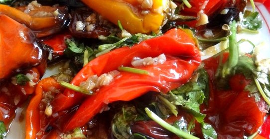 Запеченный сладкий перец по‑одесски