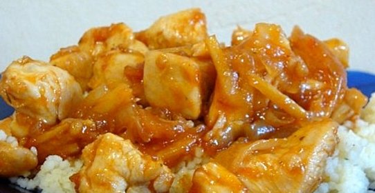 Курица в имбирном соусе