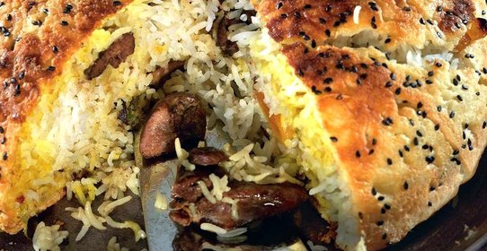 Плов с утиными потрохами