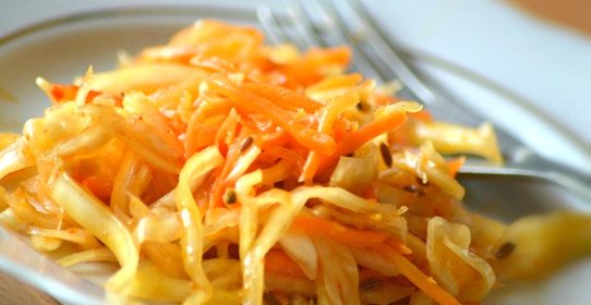 Капуста маринованная с шафраном