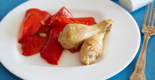 Курица с перцами