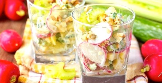 Овощной салат «Весенний»