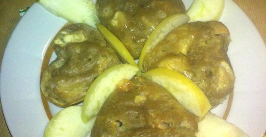 Чайные кексы с яблоками