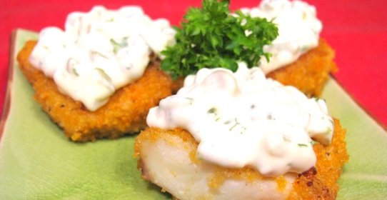 Рыба под соусом «Тартар»