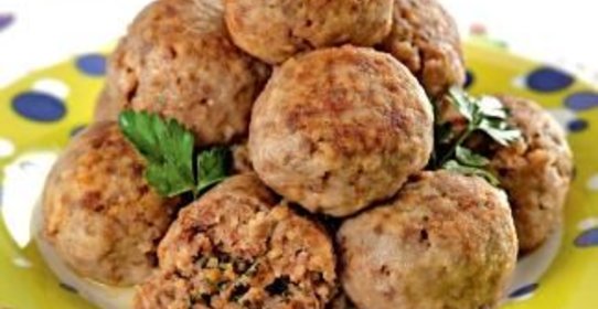 Тефтели из баранины с пшенкой