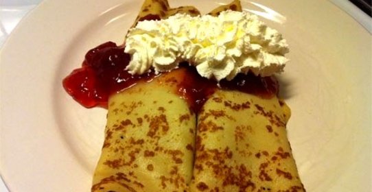 Блинчики с творогом в микроволновке