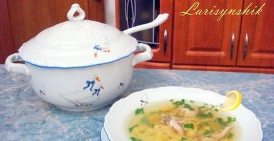 Зама - куриный суп с лимоном