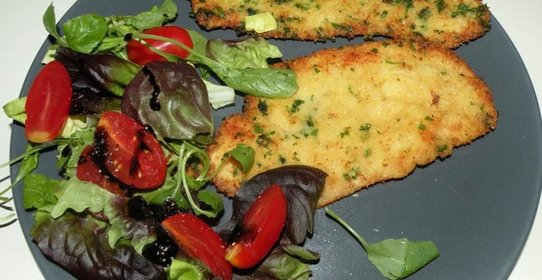 Шницель по-милански