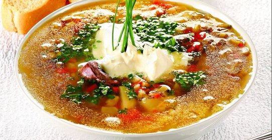 Рассольник с почками